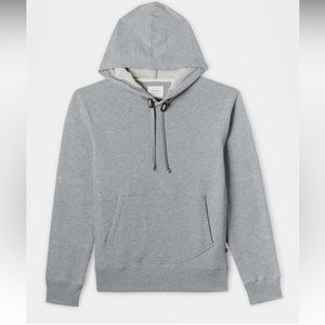 Men’s Billy Reid Dover Hoodie Grey Size Small